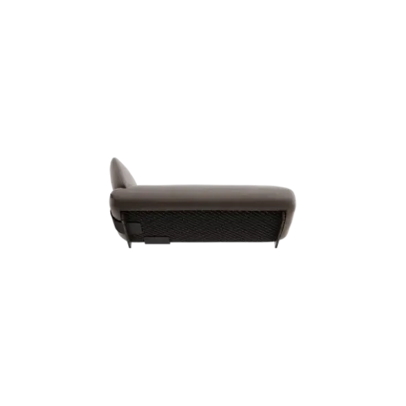 Chaiselongue, rechts -MOCO- Farbe Shitake - Stoff: kvadrat Melange Nap