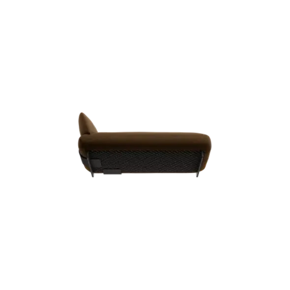Chaiselongue, rechts -MOCO- Farbe Agave Green - Stoff: kvadrat Moss
