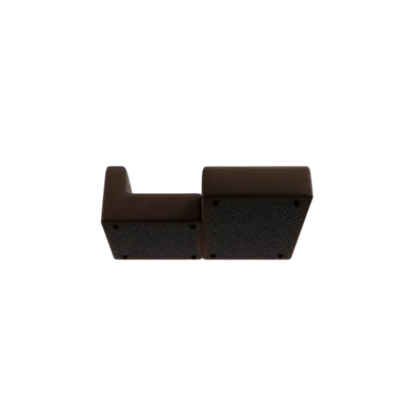 Chaiselongue, rechts -TASI- Farbe Espresso - Stoff: Pina
