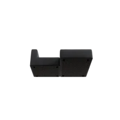 Chaiselongue, rechts -TASI- Farbe Coal - Stoff: kvadrat Melange Nap