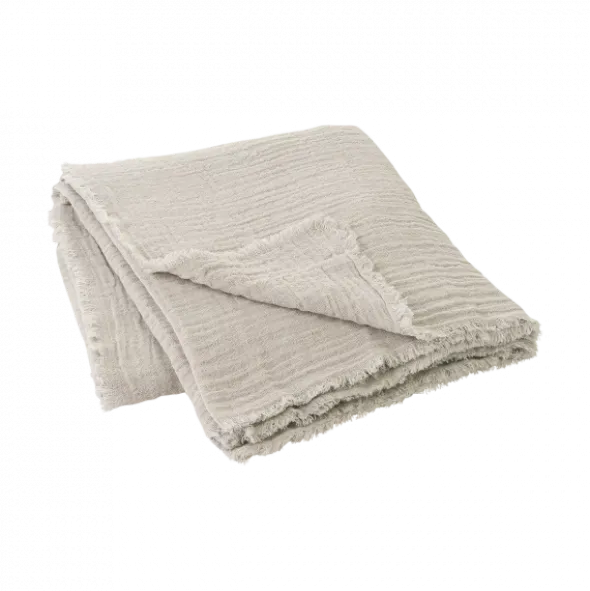 Decke -DOUBLE- Farbe Moonbeam 130 x 200 cm