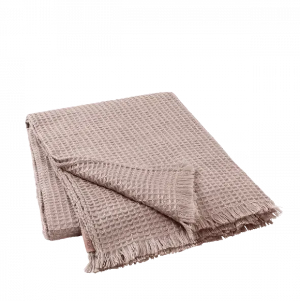 Decke -TOLA- Farbe Bark - Größe 130 x 180 cm