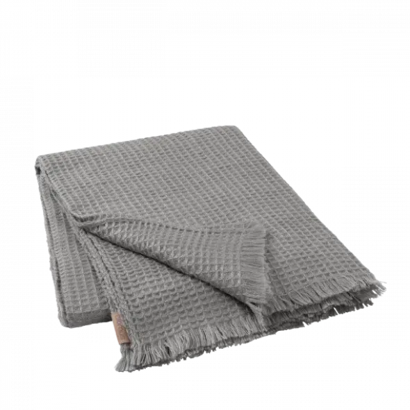 Decke -TOLA- Farbe Pewter - Größe 130 x 180 cm