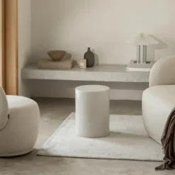 Drehsessel -KUON- Boucla Beige