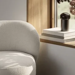 Drehsessel -KUON- Boucla Beige