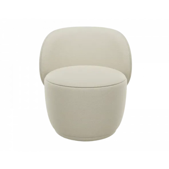Drehsessel -KUON- Boucla Beige