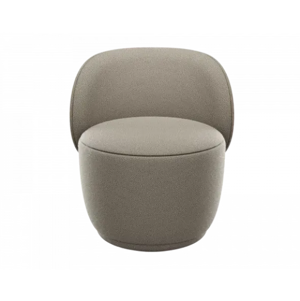 Drehsessel -KUON- Boucla Shitake