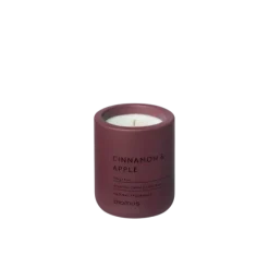 Duftkerze -FRAGA- Farbe Port - Größe Ø 6,5 cm, Duft: Cinnamon & Apple