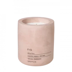 Duftkerze -FRAGA- Farbe Rose Dust - Größe Ø 9 cm, Duft: Fig