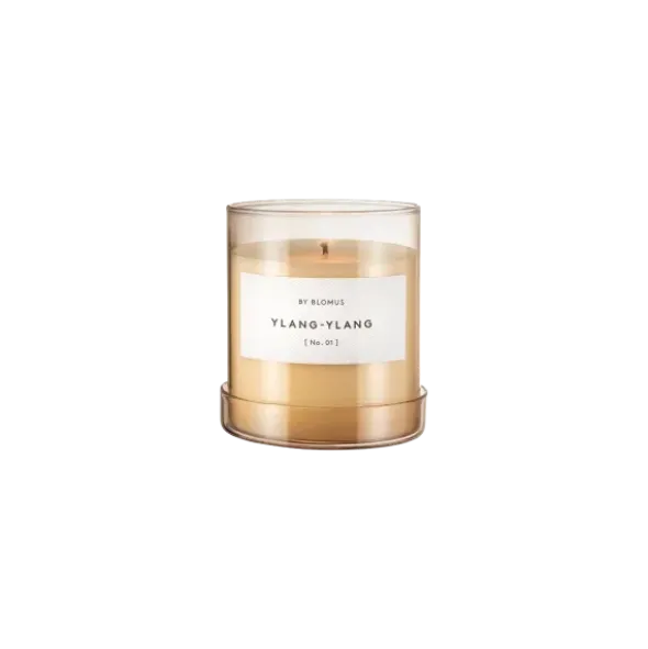 Duftkerze -VALOA- No. 01 Farbe Misty Rose - Größe L, Duft: Ylang-Ylang