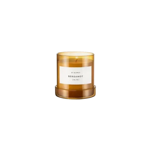 Duftkerze -VALOA- No. 03 Farbe Tan - Größe S, Duft: Bergamot
