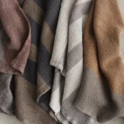 2er Set Geschirrtücher -GANO- Farbe Indian Tan & Tradewinds - Größe 70 x 50 cm