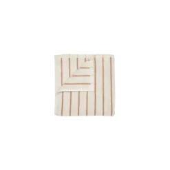 2er Set Gästehandtücher -ARTO- Farbe Moonbeam/Amber Brown - Größe 30 x 50 cm