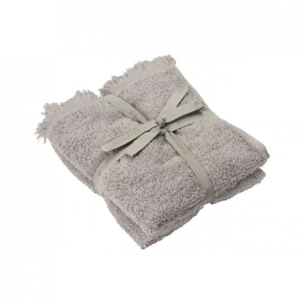 2er Set Gästehandtücher -FRINO- Farbe Satellite - Größe 30 x 50 cm