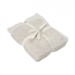 2er Set Gästehandtücher -FRINO- Farbe Moonbeam - Größe 30 x 50 cm