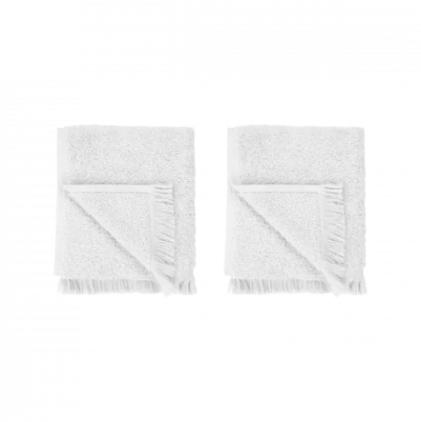 2er Set Gästehandtücher -FRINO- Farbe White - Größe 30 x 50 cm