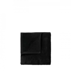 4er Set Gästehandtücher -RIVA- Farbe Black - Größe 30 x 30 cm