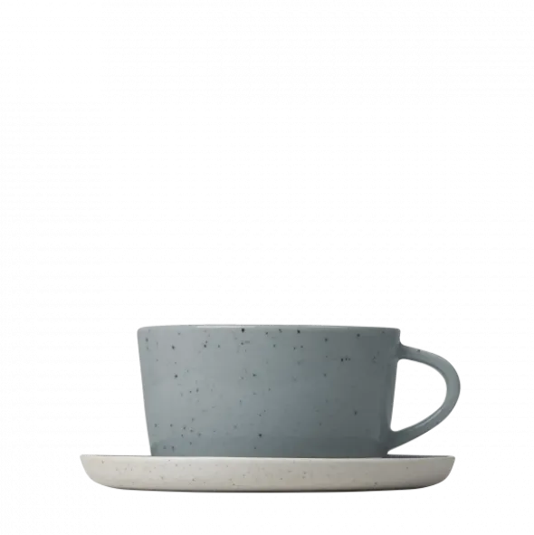 2er Set Kaffeetassen -SABLO- Farbe Stone