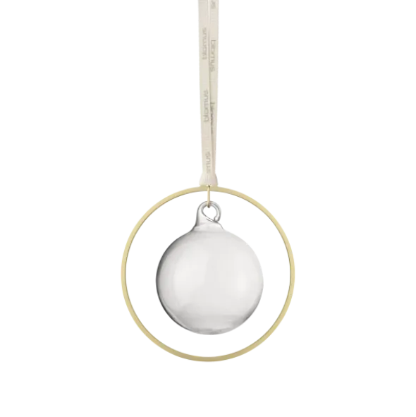 4er Set Weihnachtsschmuck -KITAI- Farbe Gold/Klar - Form: Kugel