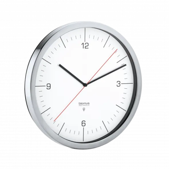 Funkuhr -CRONO- White Größe L