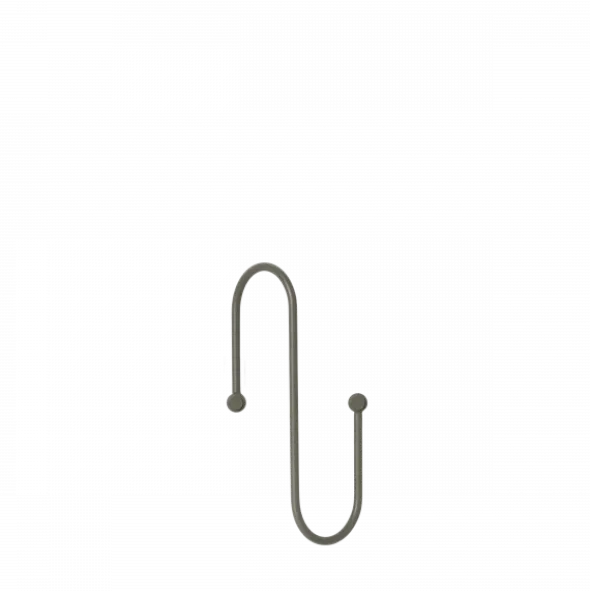 Garderobenleiste -CURL- Steel Gray Größe S