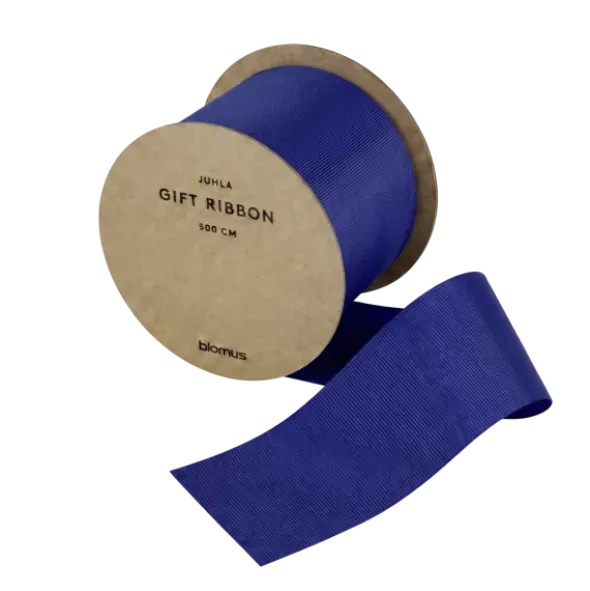 Geschenkband -JUHLA- Farbe Mazarine Blue - Größe L