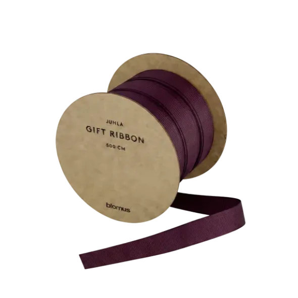 Geschenkband -JUHLA- Farbe Midnight Plum - Größe S