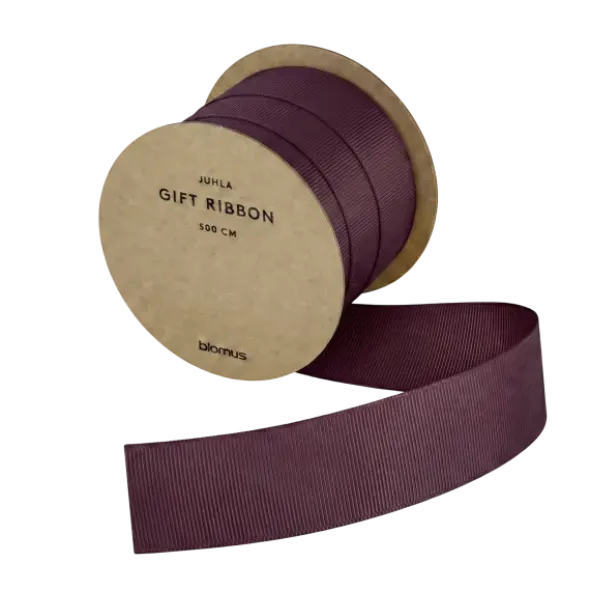 Geschenkband -JUHLA- Farbe Midnight Plum - Größe M
