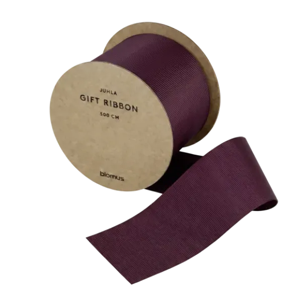 Geschenkband -JUHLA- Farbe Midnight Plum - Größe L