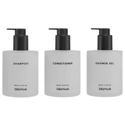 Glasflaschen Set -KIREI- Farbe White - Größe 3 x 350 ml, Kleben