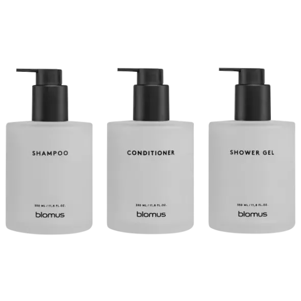 Glasflaschen Set -KIREI- Farbe White - Größe 3 x 350 ml, Kleben