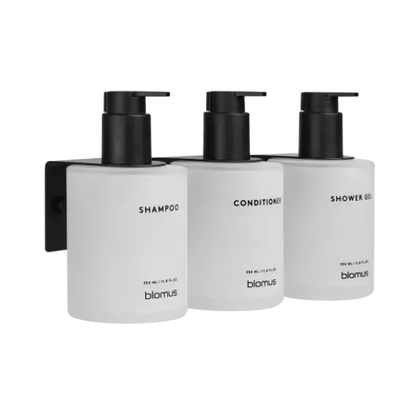 Glasflaschen Set -KIREI- Farbe White - Größe 3 x 350 ml, Schrauben