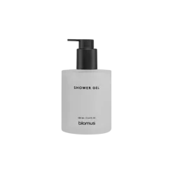 Glasflasche Shower Gel -KIREI- Farbe White - Größe 350 ml, Kleben