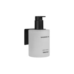 Glasflasche Shower Gel -KIREI- Farbe White - Größe 350 ml, Kleben