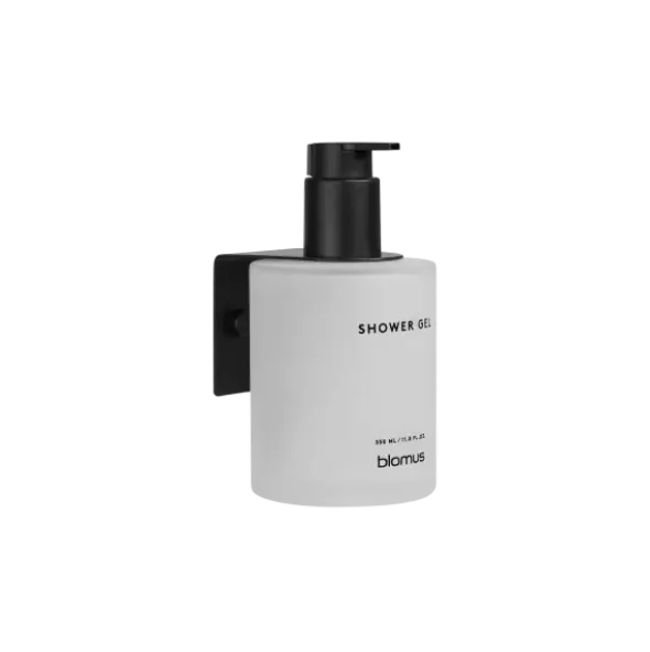 Glasflasche Shower Gel -KIREI- Farbe White - Größe 350 ml, Schrauben