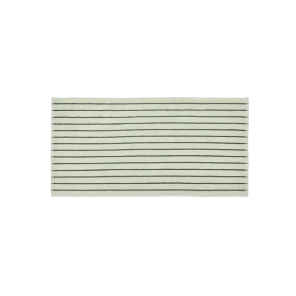 Handtuch -ARTO- Farbe Desert Sage/Agave Green Größe - 50 x 100 cm, schmale Streifen