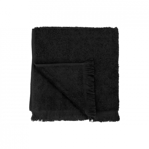 Handtuch -FRINO- Farbe Black - Größe 50 x 100 cm