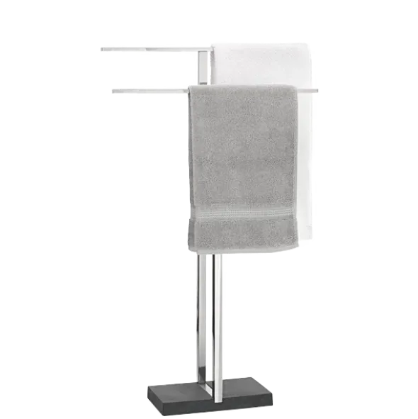 Handtuchständer -MENOTO- Farbe Edelstahl poliert - Größe 86 cm