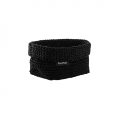 Häkelkorb -TELA- Farbe Black - Größe M