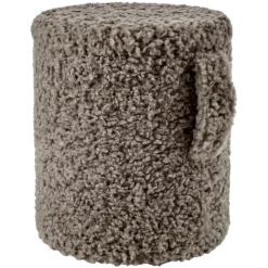 Hocker -TEDDY- Farbe Espresso, mit Stauraum