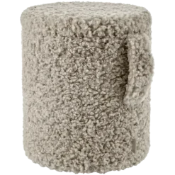 Hocker -TEDDY- Farbe Fungi, mit Stauraum