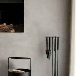 Holzkorb -ASHI- Farbe Black Oak Größe M