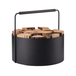 Holzkorb -ASHI- Farbe Black Oak Größe L