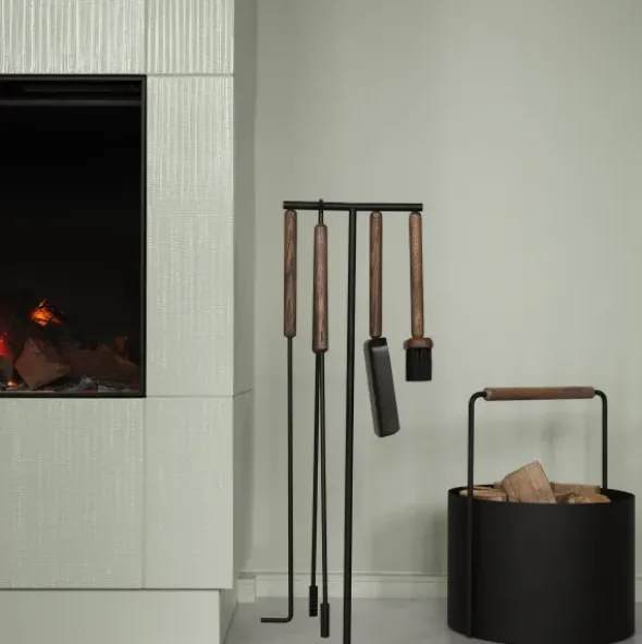 Holzkorb -ASHI- Farbe Brown Oak Größe M