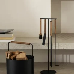 Holzkorb -ASHI- Farbe Brown Oak Größe M