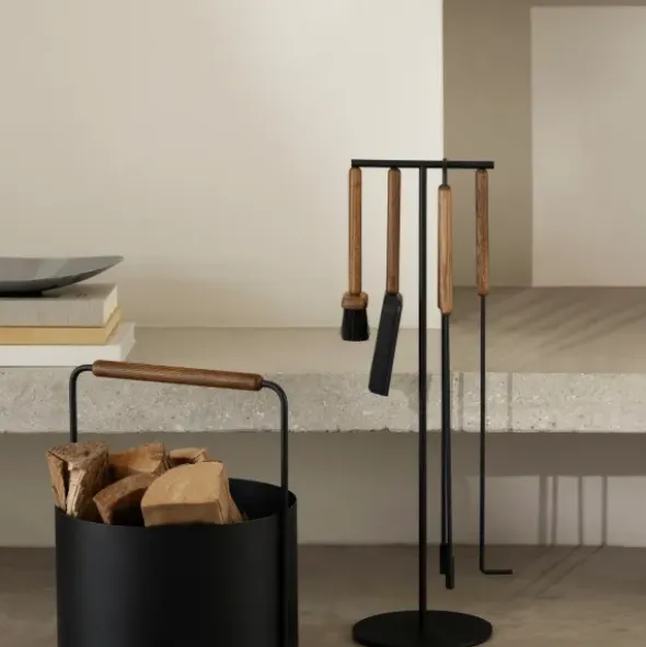 Holzkorb -ASHI- Farbe Brown Oak Größe M