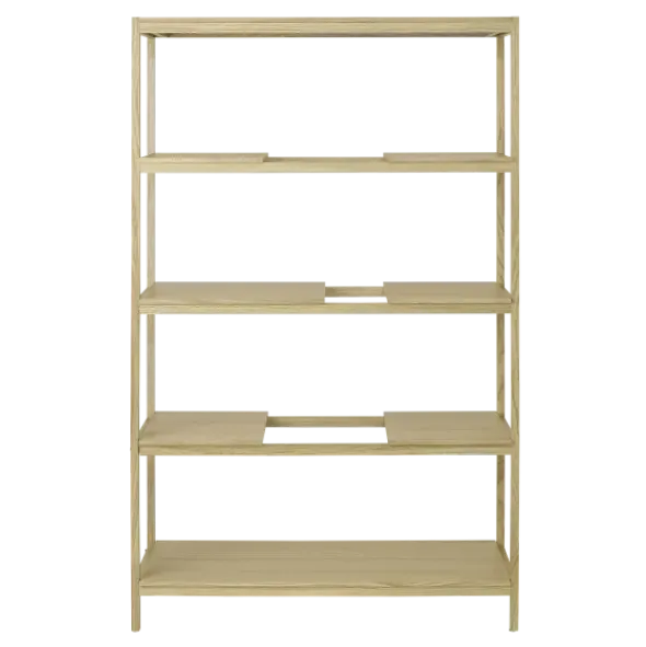 Holzregal -SUKOYA- Farbe natürlich geölt - Größe L, 105 x 170 cm