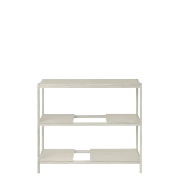 Holzregal -SUKOYA- Farbe weiß geölt - Größe S, 105 x 92 cm