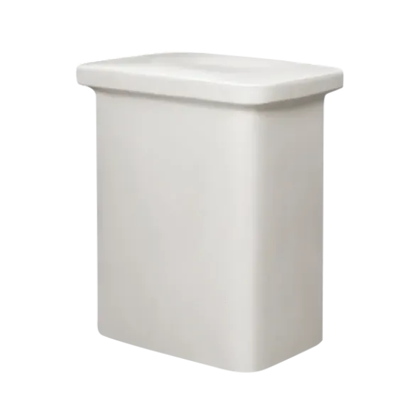 Keramikhocker -TOKI- Farbe Lily White - T-Shape