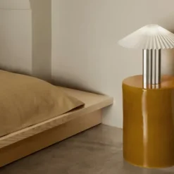 Keramik Hocker -TORU- Farbe Indian Tan - Form: Zylindrisch